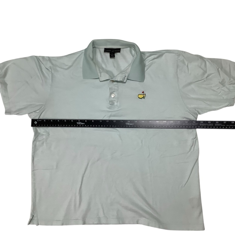 Master Clubhouse Collection Cotton Polo Sz Large Light Blue - Picture 4 of 7